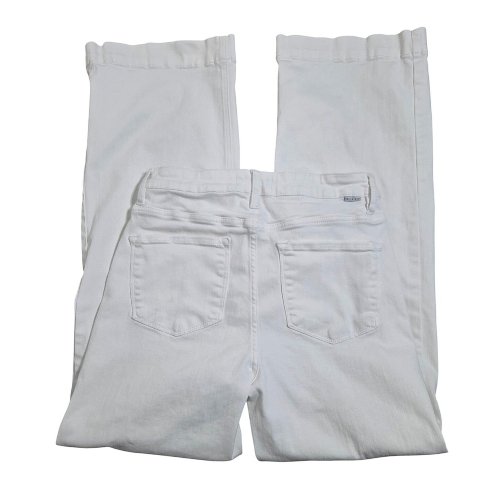 Risen Jeans White High Rise Wide Leg Denim Pants Womens Size 11 30 RDP5444 - Picture 4 of 8